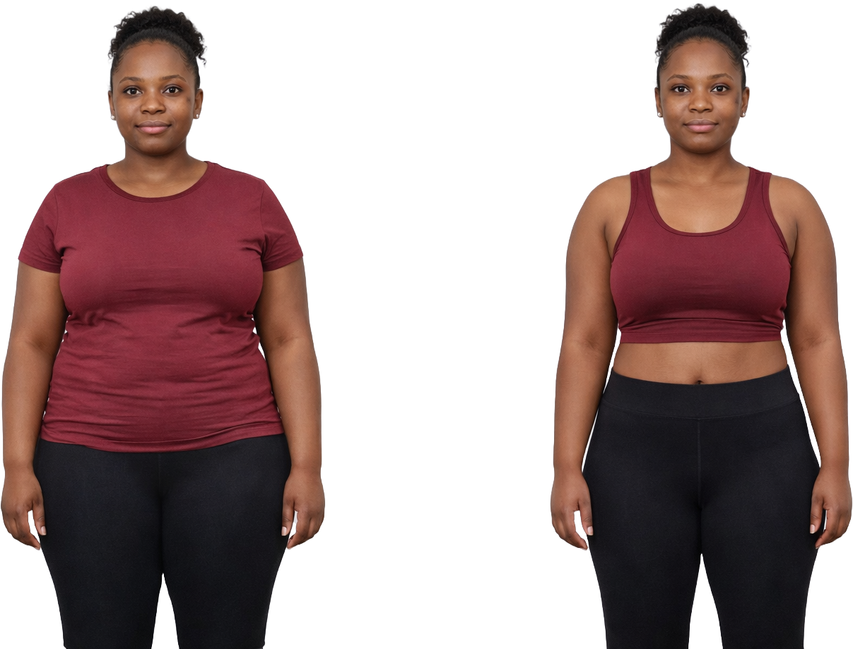 Transformation 4 before and after